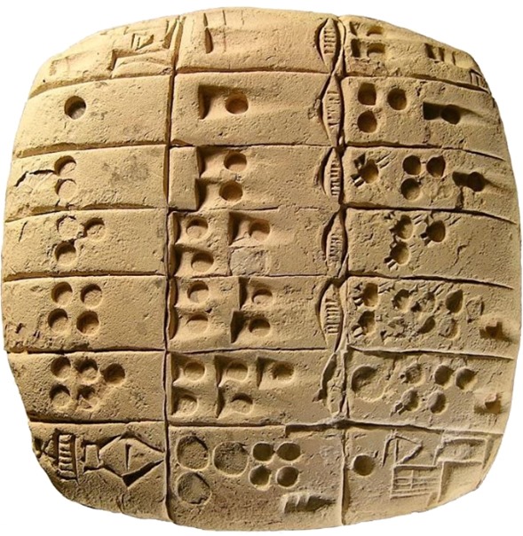 Yaacov Apelbaum Sumerian mathematic tablet