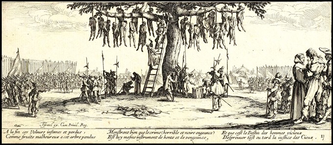 The Great Miseries of War) by Jacques Callot, 1632