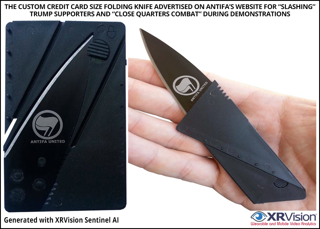 Antifa Credit Card Knife