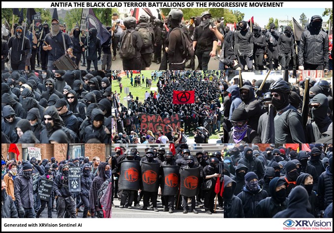 Antifa the black clad terror battalions