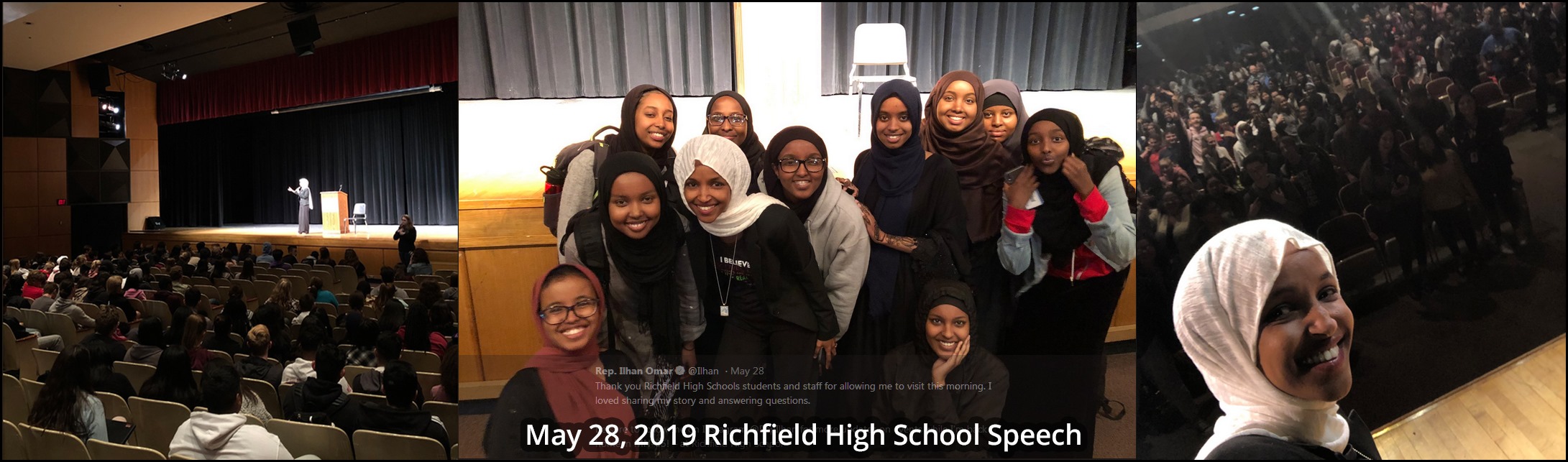 Omar May 28 Richfield High School Visit