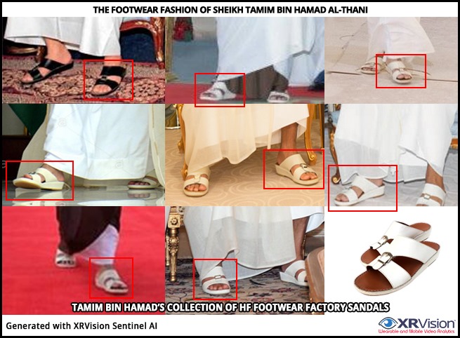 The footwear fashion of SheikTamim Bin Hamad Al-Thani