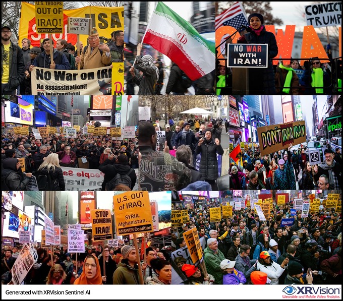 US Wide Pro-Iran Demonstrations
