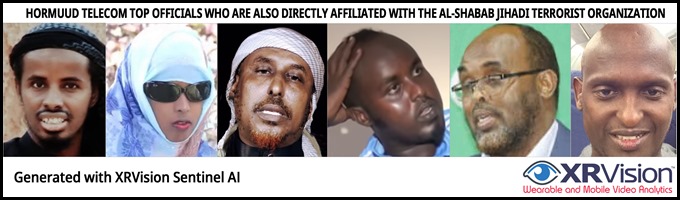 Hormuud telecom top officials who are also directly affiliated with the al-shabab Jihadi Terrorist organization