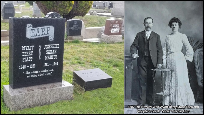 Wyatt Earp and Josephine Marcus Grave