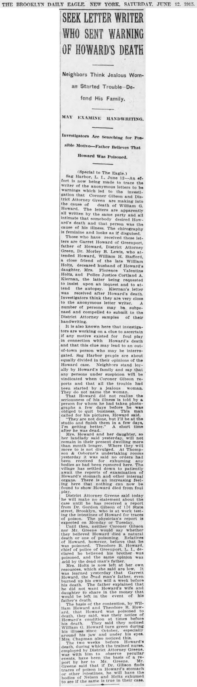A18 6-12 1915 The Brooklyn Daily Eagle Saturday