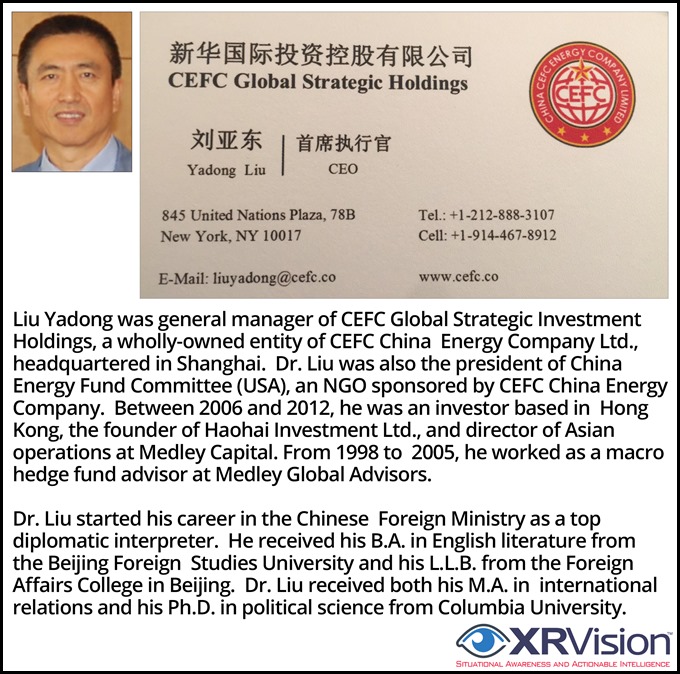 Liu Yadong Hunter's Boss at CEFC